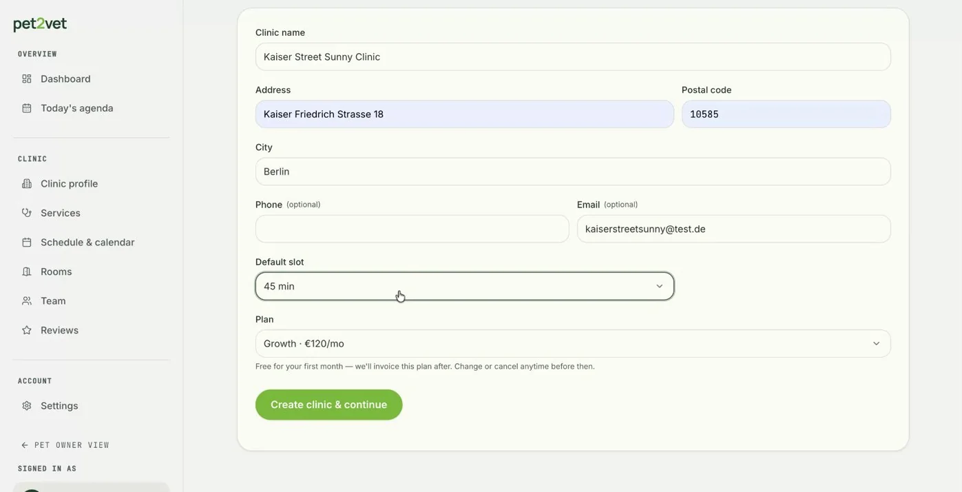 Selecting your subscription plan
