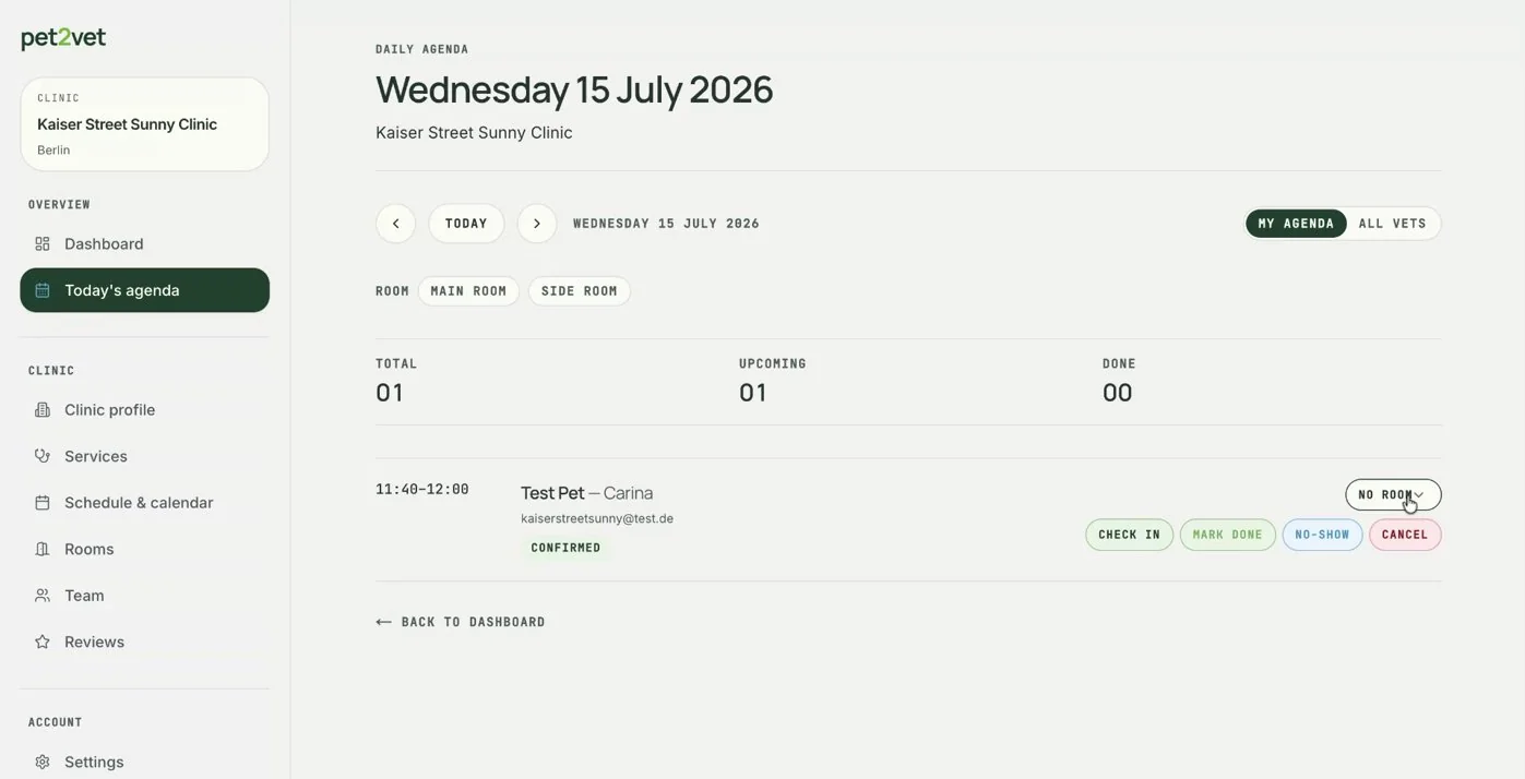 Viewing upcoming appointments in your agenda