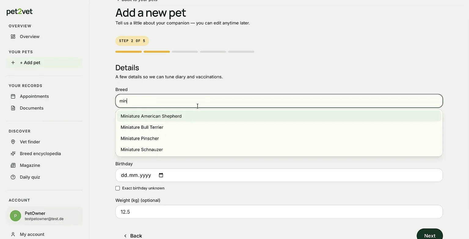 Selecting the correct breed