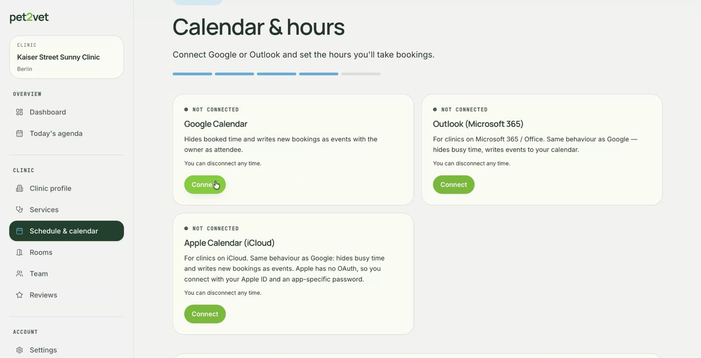 Connecting your Google Calendar